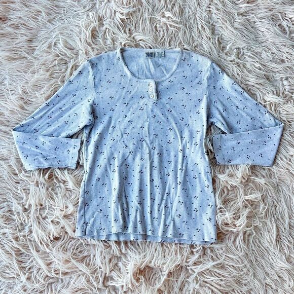 Faded Glory Tops - Faded Glory Henley Top